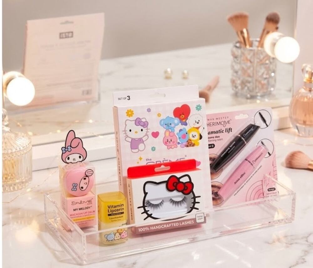 New Sanrio & BT21 Beauty Bundle - Hello Kitty, My Melody, Sheet Masks, Lip Balm